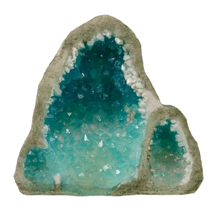 EE-1133 - Exotic Environments® Blue Glow In The Dark Geode Replica Tall