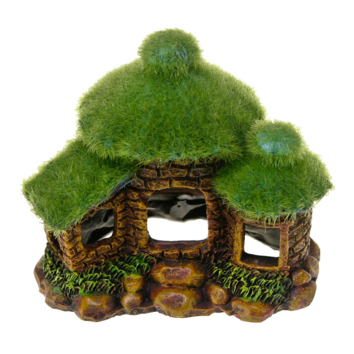 EE-1953 Exotic Environments® Hut w/ Fiber Moss